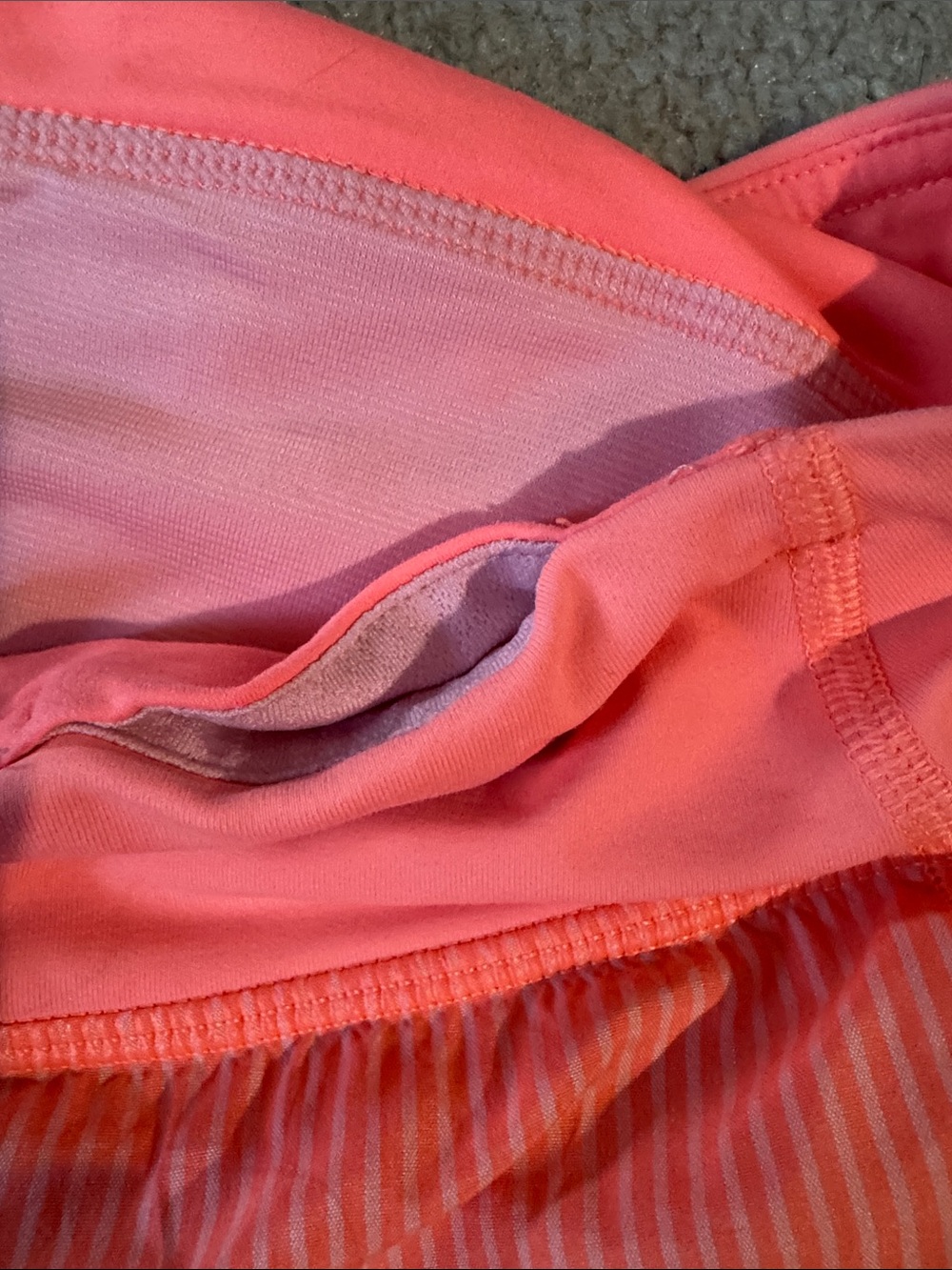 lululemon athletica Neon Coral Athletic Shorts - Picture 5 of 9